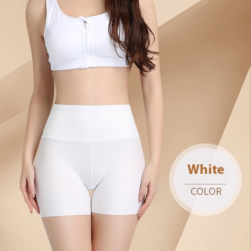 Anti-wardrobe Malfunction Pants Belly Contracting Female Seamless Ice Silk